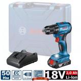 Аккумуляторная дрель-шуруповерт BOSCH GSR 185-Li (06019K3001) 1 акк. 2.0 А/ч, бесщет., 50 Нм, чемодан