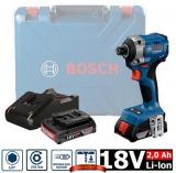 Аккумуляторный ударный винтовёрт Bosch GDR 18V-215 Professional (06019N2022) 2 акк. 18V, 2.0 А/ч, чемодан