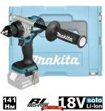 Аккумуляторная дрель-шуруповерт Makita DDF492ZJ (18V, 141Нм, без аккумуляторов, кейс MakPac)