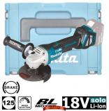 Аккумуляторная угловая шлифмашина Makita DGA517ZJ (18V, регул. обор, без аккумулятора, кейс MakPac)