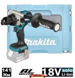 Аккумуляторная ударная дрель-шуруповерт Makita DHP492ZJ (18V, 141Нм, без аккумуляторов, кейс MakPac)