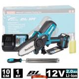 Мини-пила цепная аккумуляторная Makita UC100DWA (1 акк. 12V, 2 А/ч, зарядное, коробка)